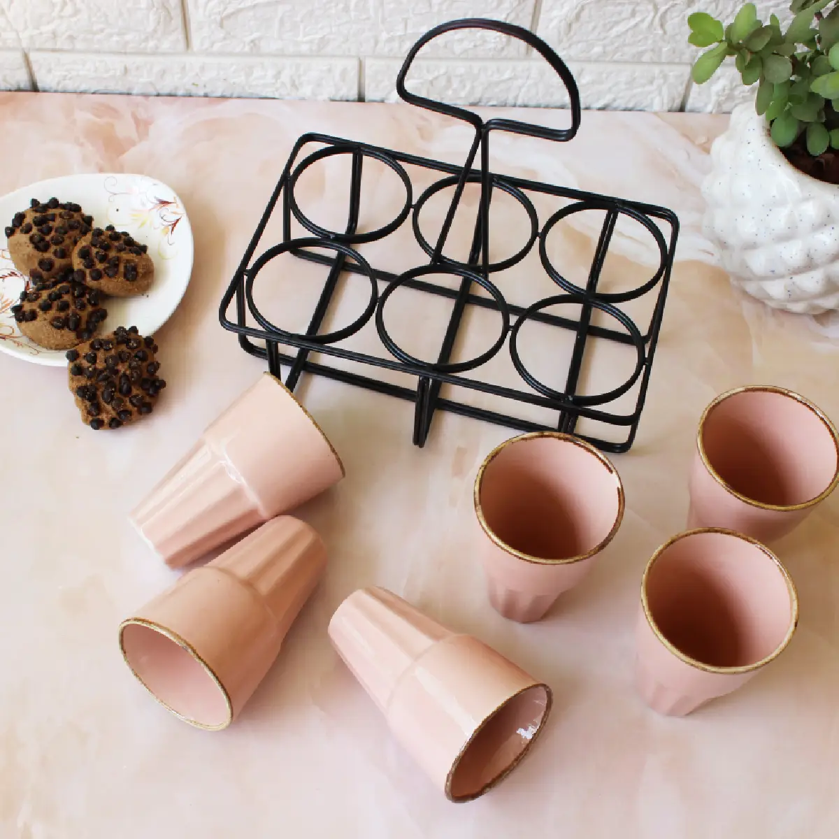 Gulabi Pyala with Stand