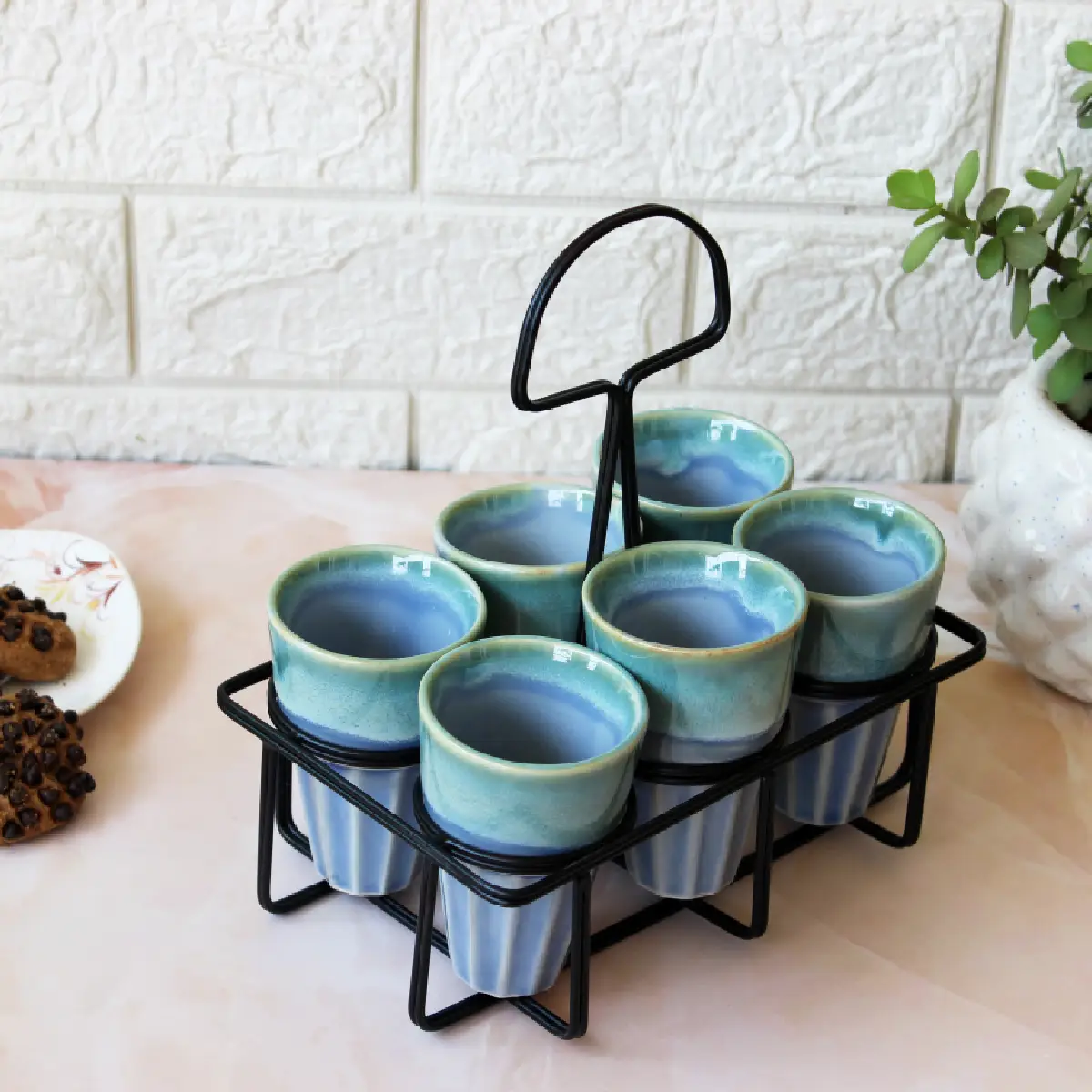 Neelaambar Pyala with Stand