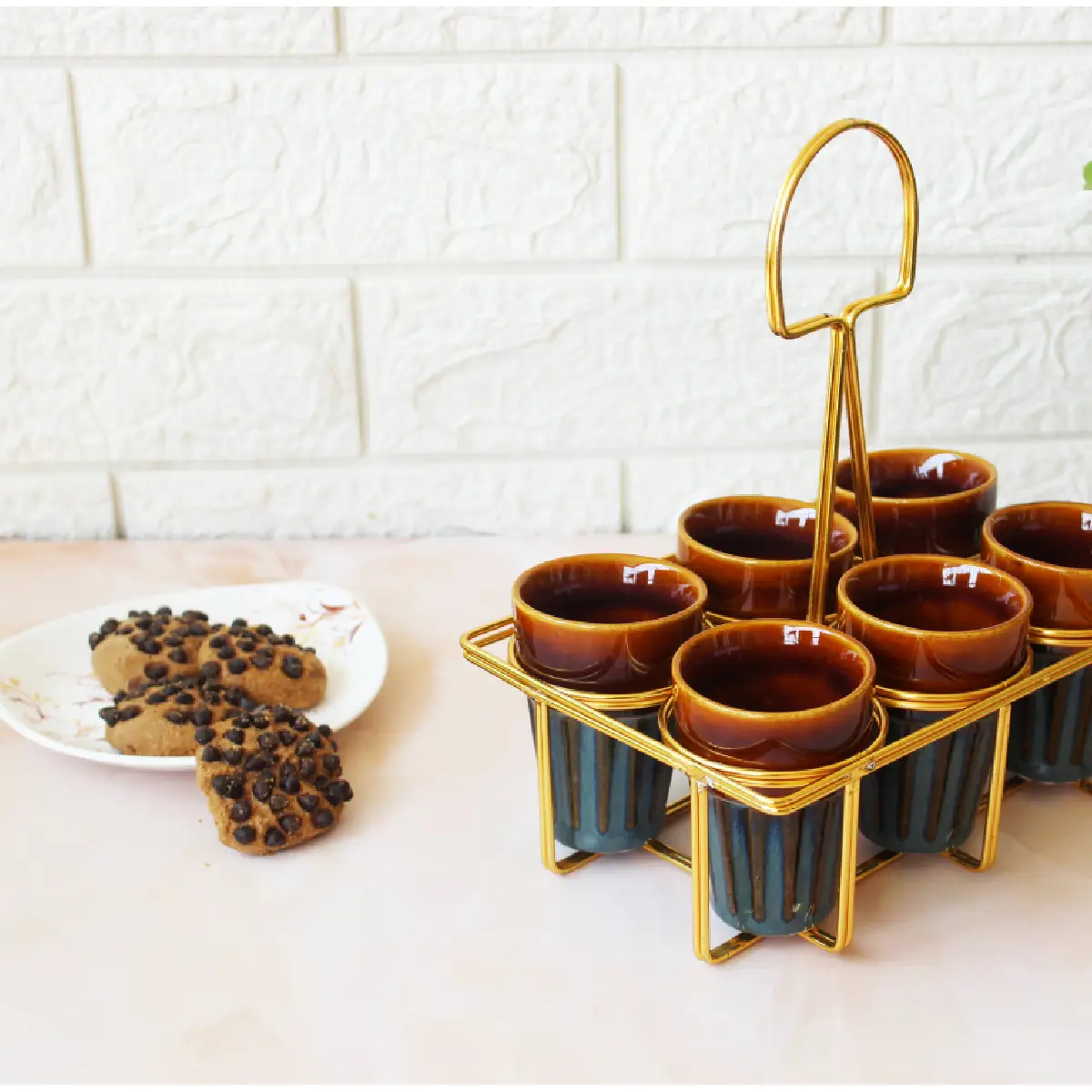 Neeli Dharti Pyala with Stand