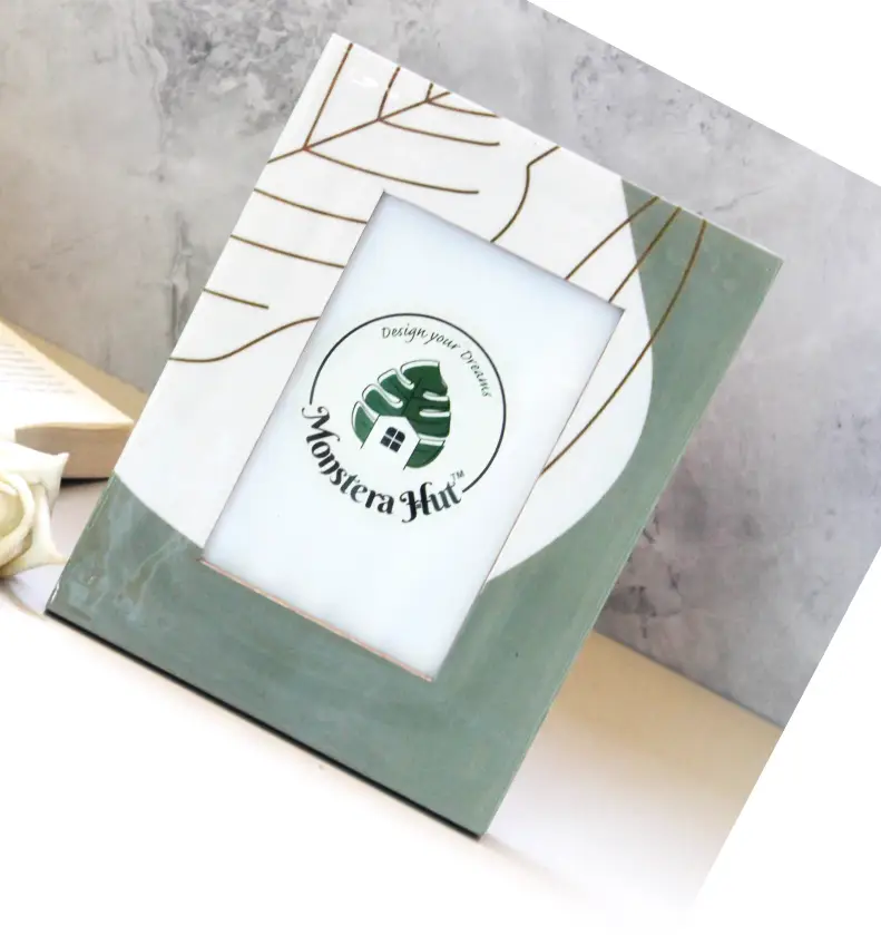 Abstract Aura Photo Frame