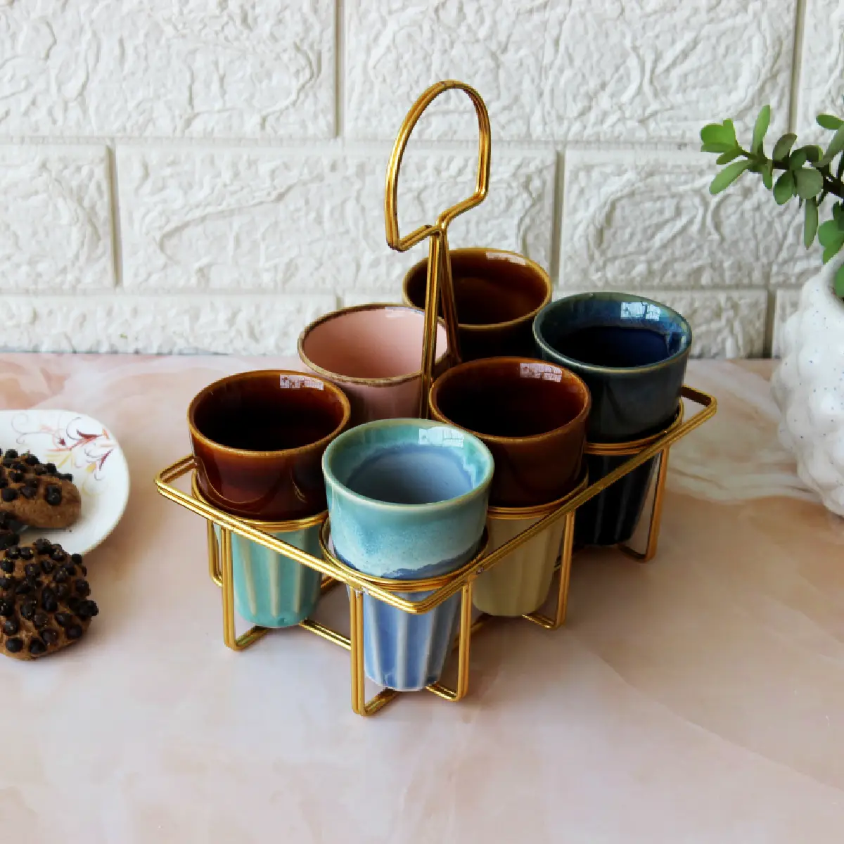 Rangoli Pyala with Stand