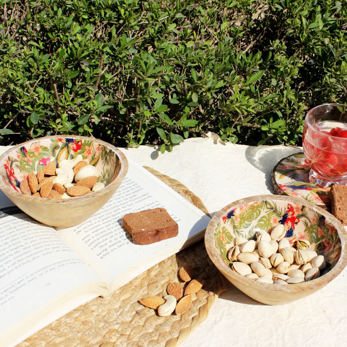 Birds of Paradise  Serving Bowl (5 inches, 6 inches)