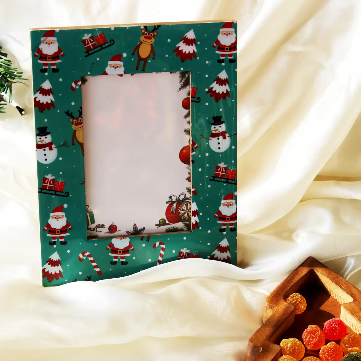 Jingle & Jolly Wood Photoframe