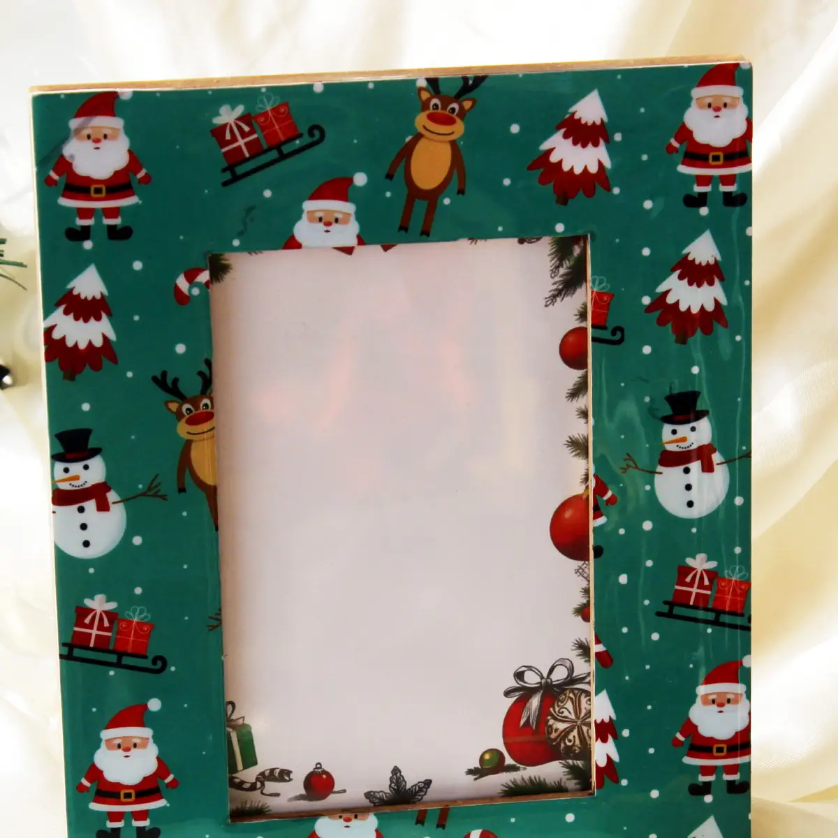 Jingle & Jolly Wood Photoframe