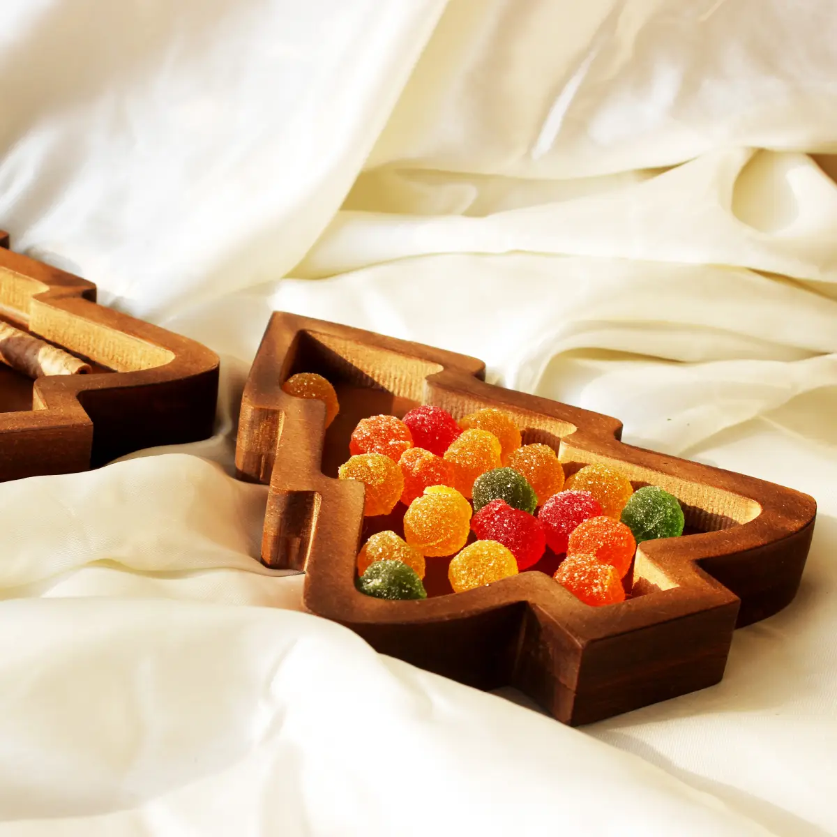 Christmas Wooden Serving Tray