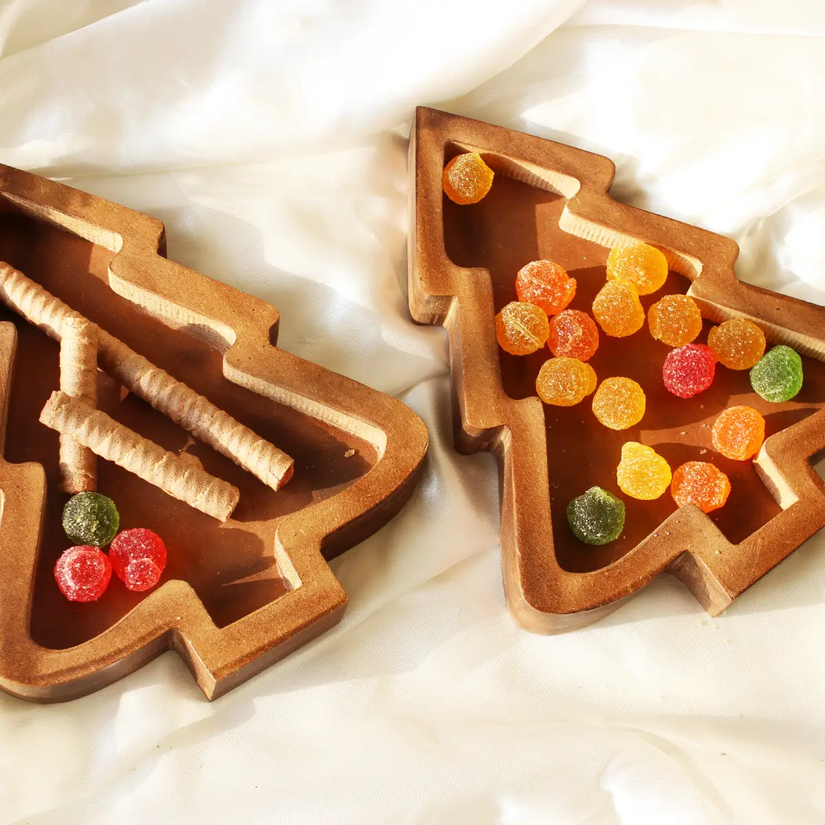 Christmas Wooden Serving Tray