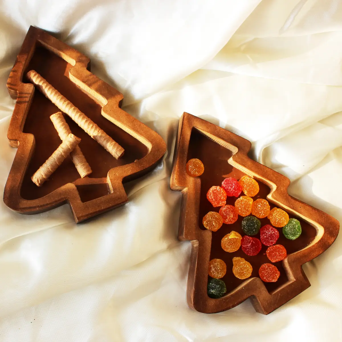 Christmas Wooden Serving Tray