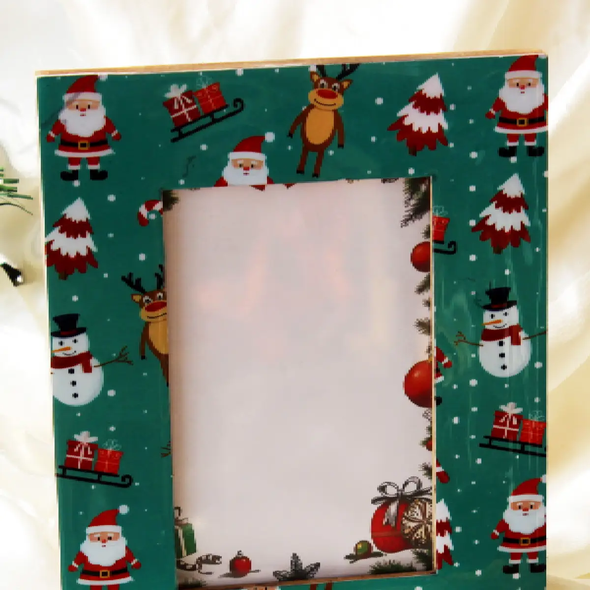 Jingle & Jolly Wood Photoframe