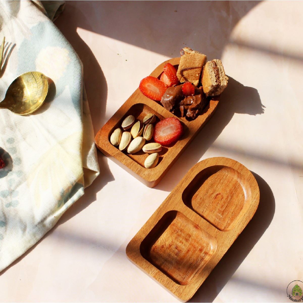 Acacia Duo Chip N Dip Serve