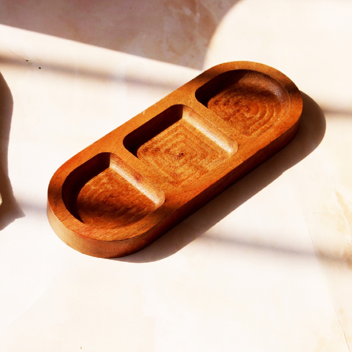 Acacia Trio Chip N Dip Serve