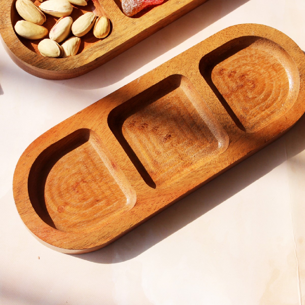 Acacia Trio Chip N Dip Serve