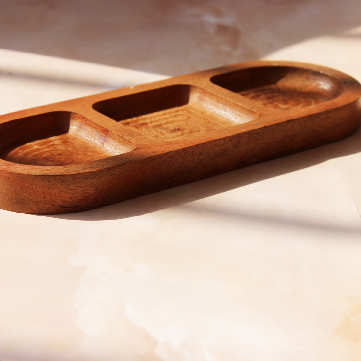 Acacia Trio Chip N Dip Serve