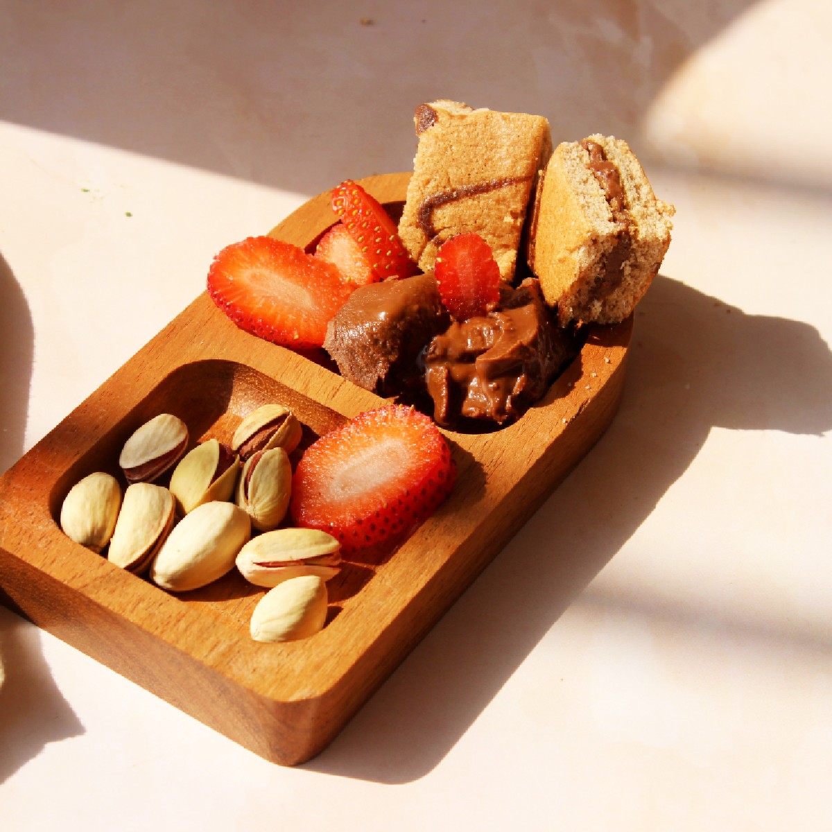 Acacia Duo Chip N Dip Serve