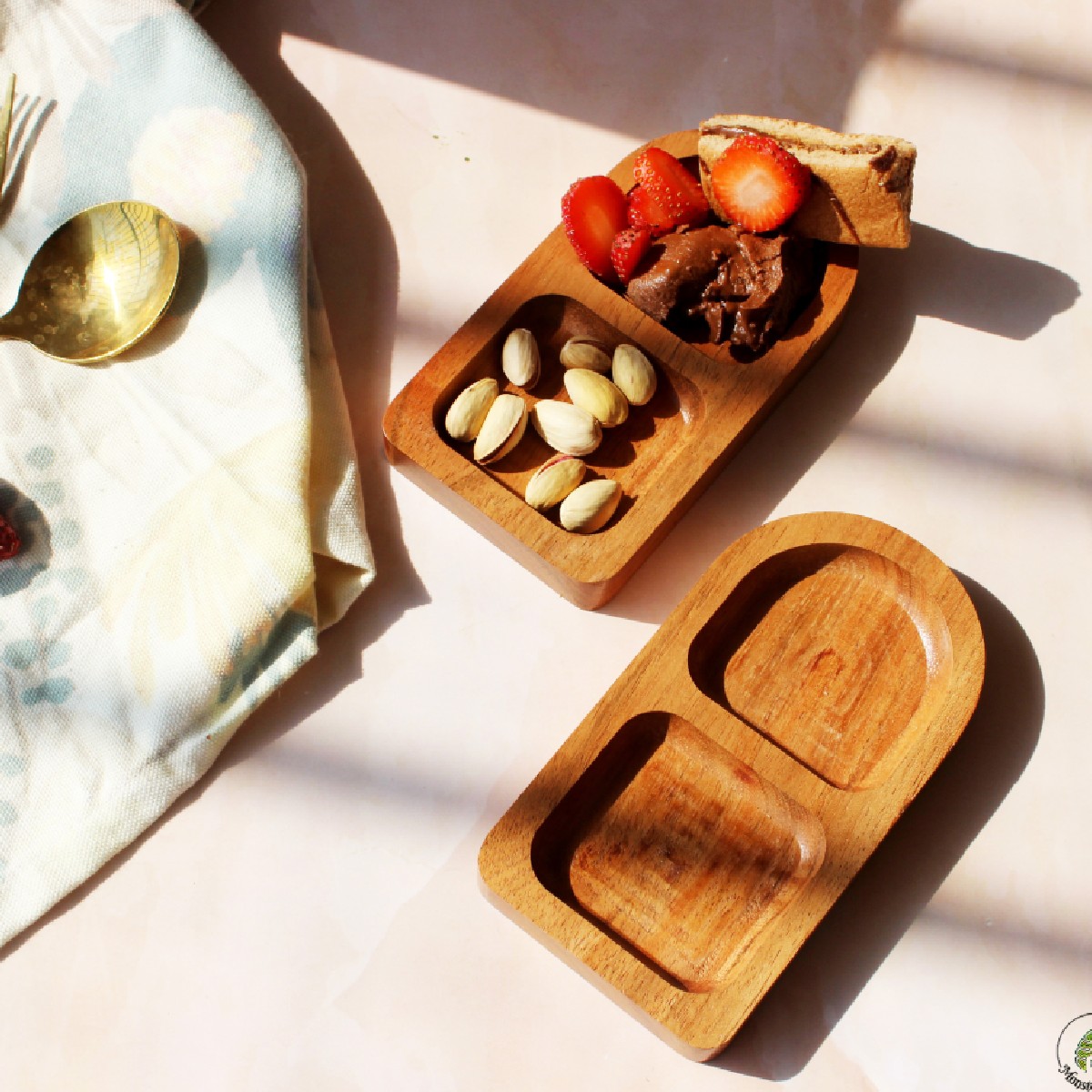 Acacia Duo Chip N Dip Serve