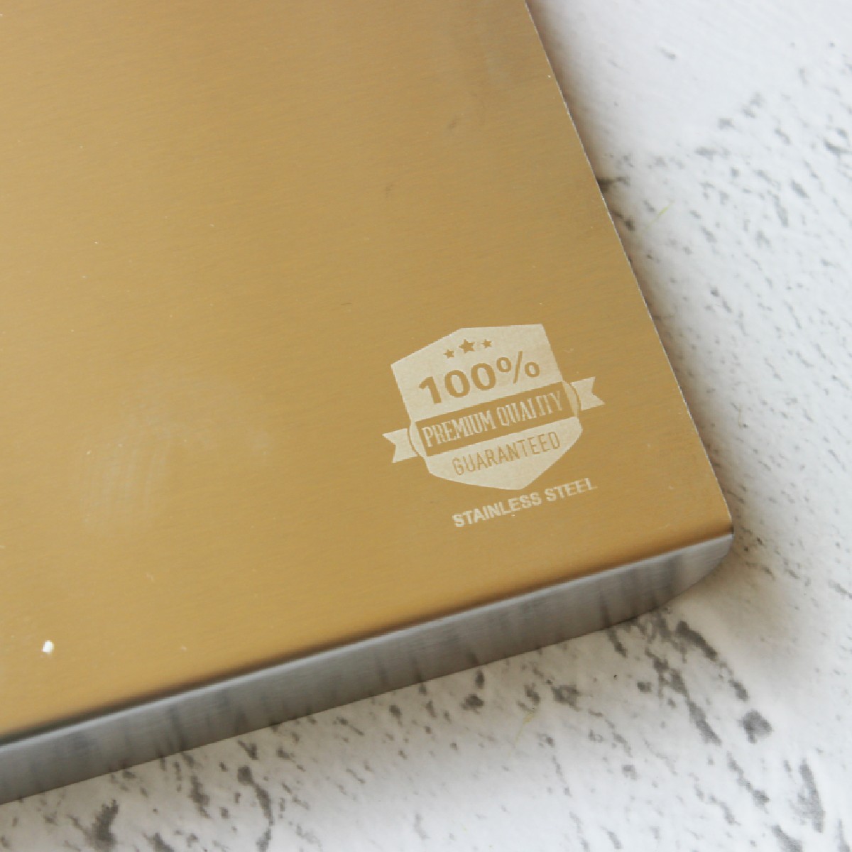 Stainless Steel Counter Top Chopping Board (10*14 Inches x 1MM (Height))