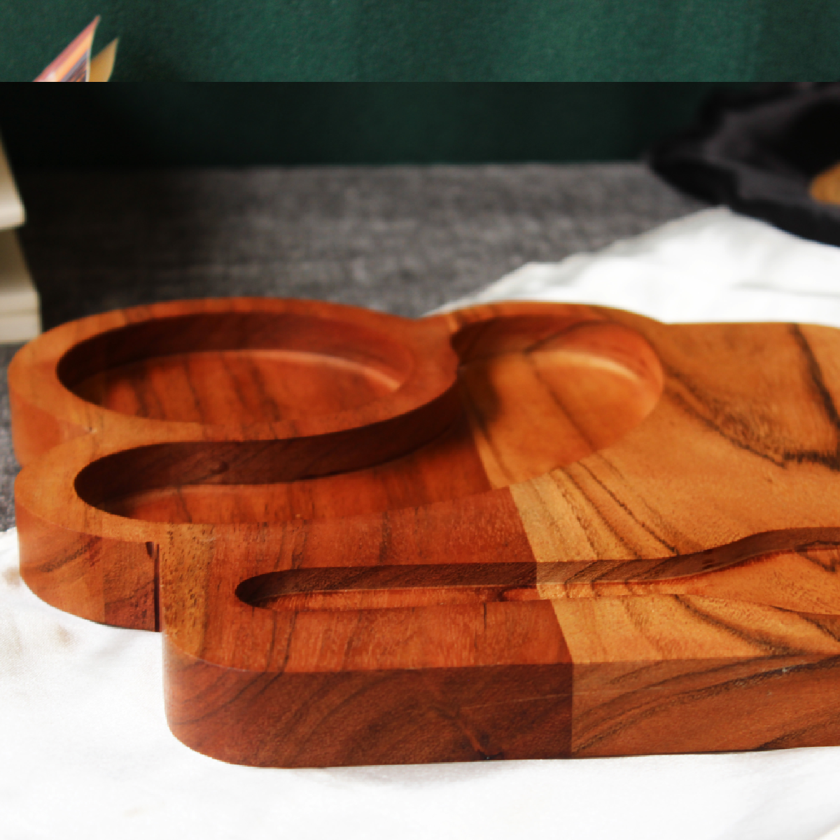 Acacia Brew & Bite Tray
