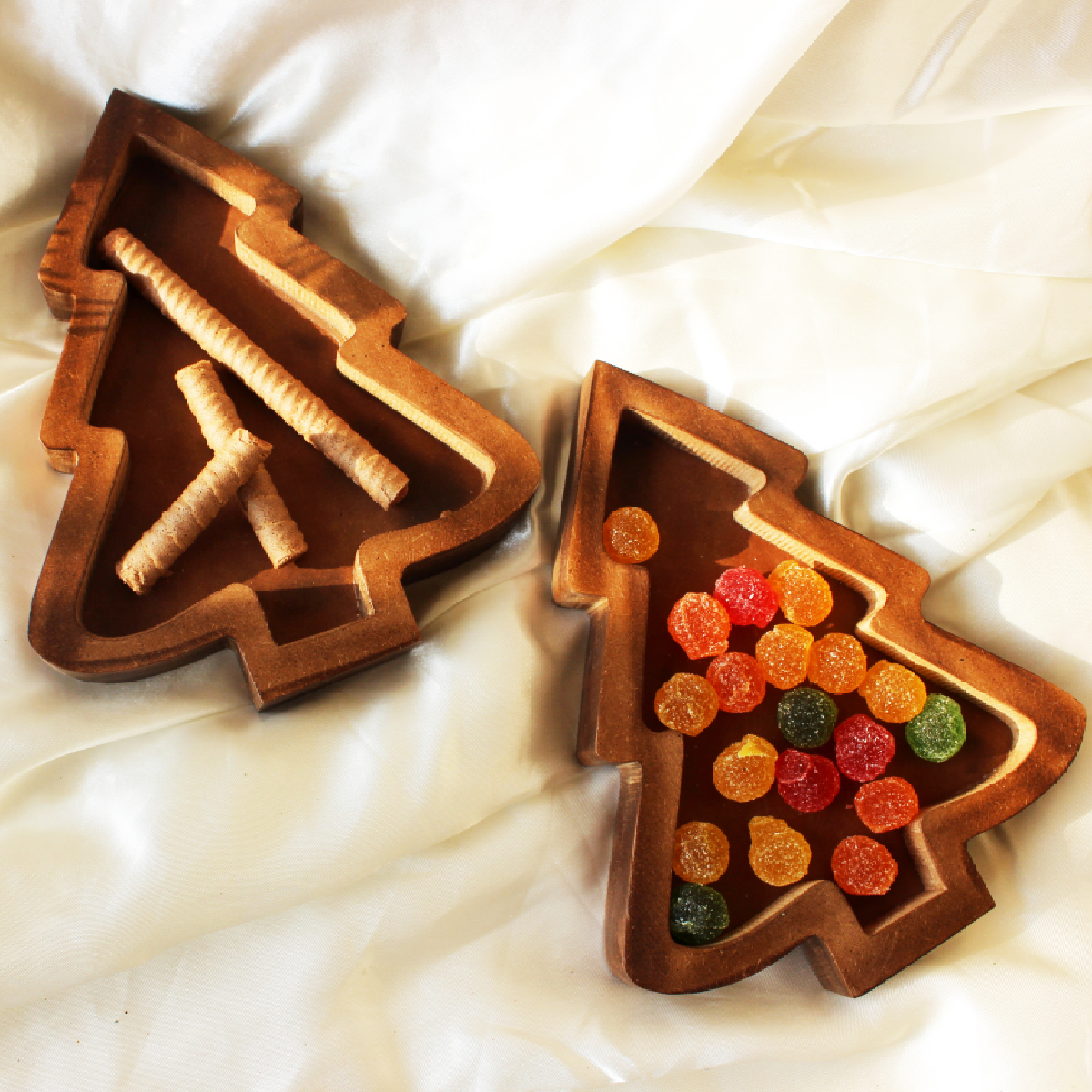 Christmas Wooden Serving Tray
