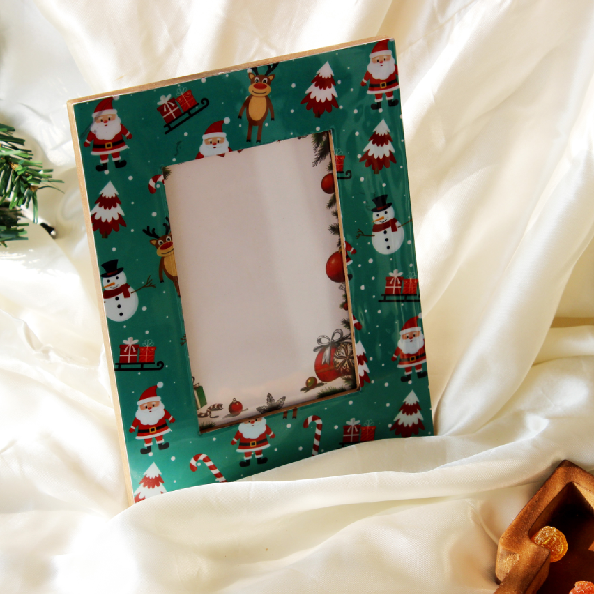 Jingle & Jolly Wood Photoframe