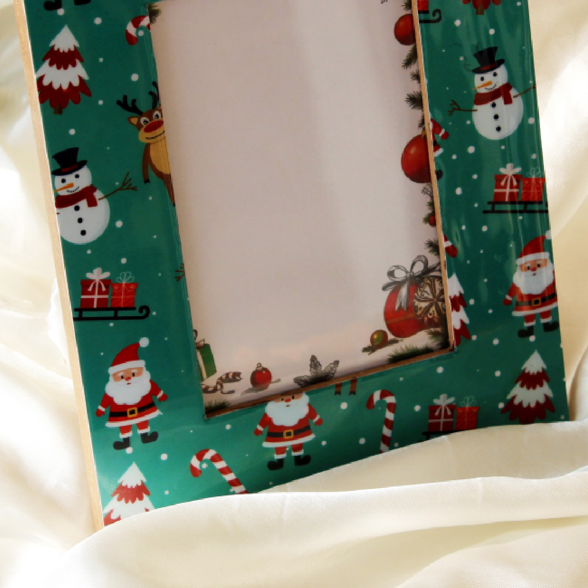 Jingle & Jolly Wood Photoframe