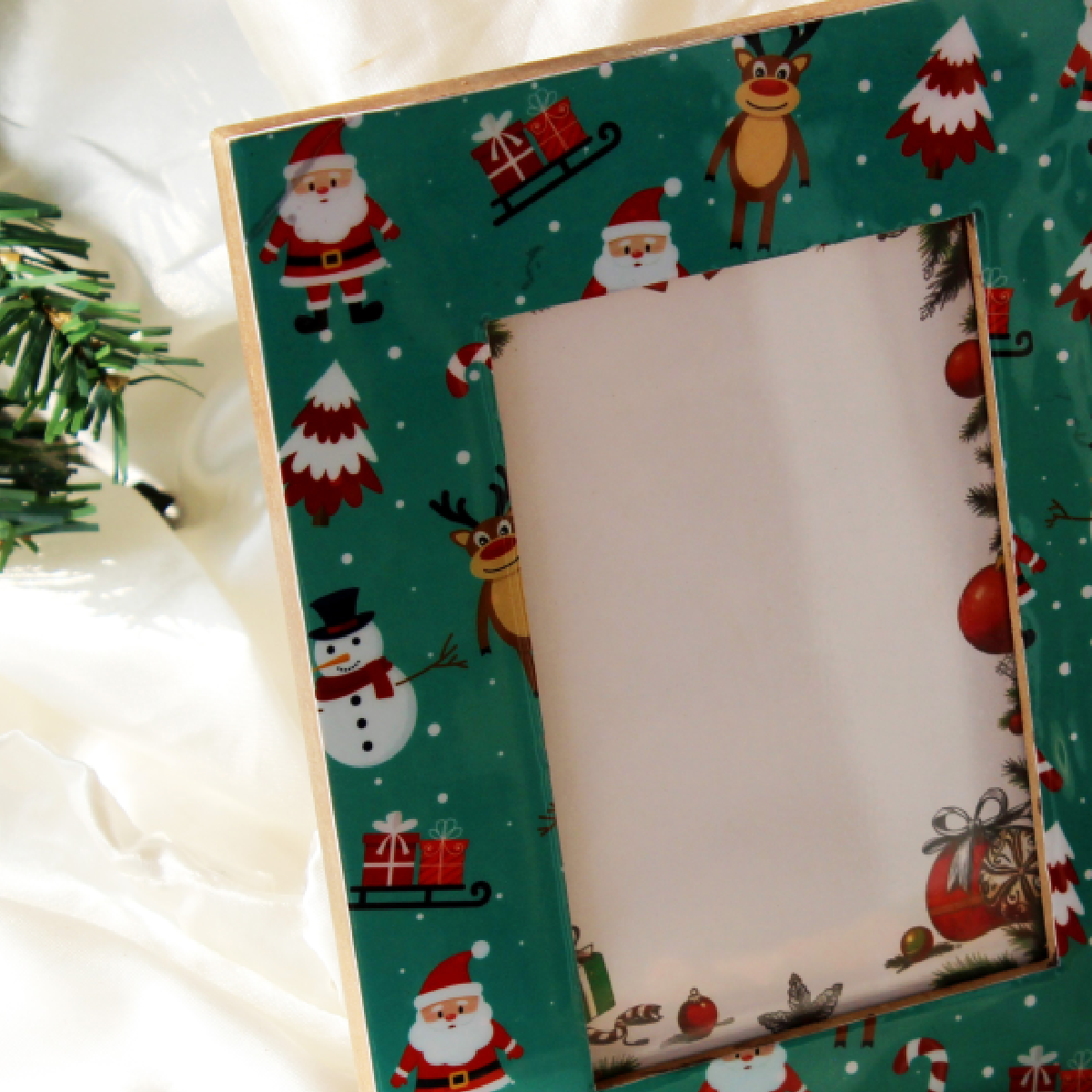 Jingle & Jolly Wood Photoframe