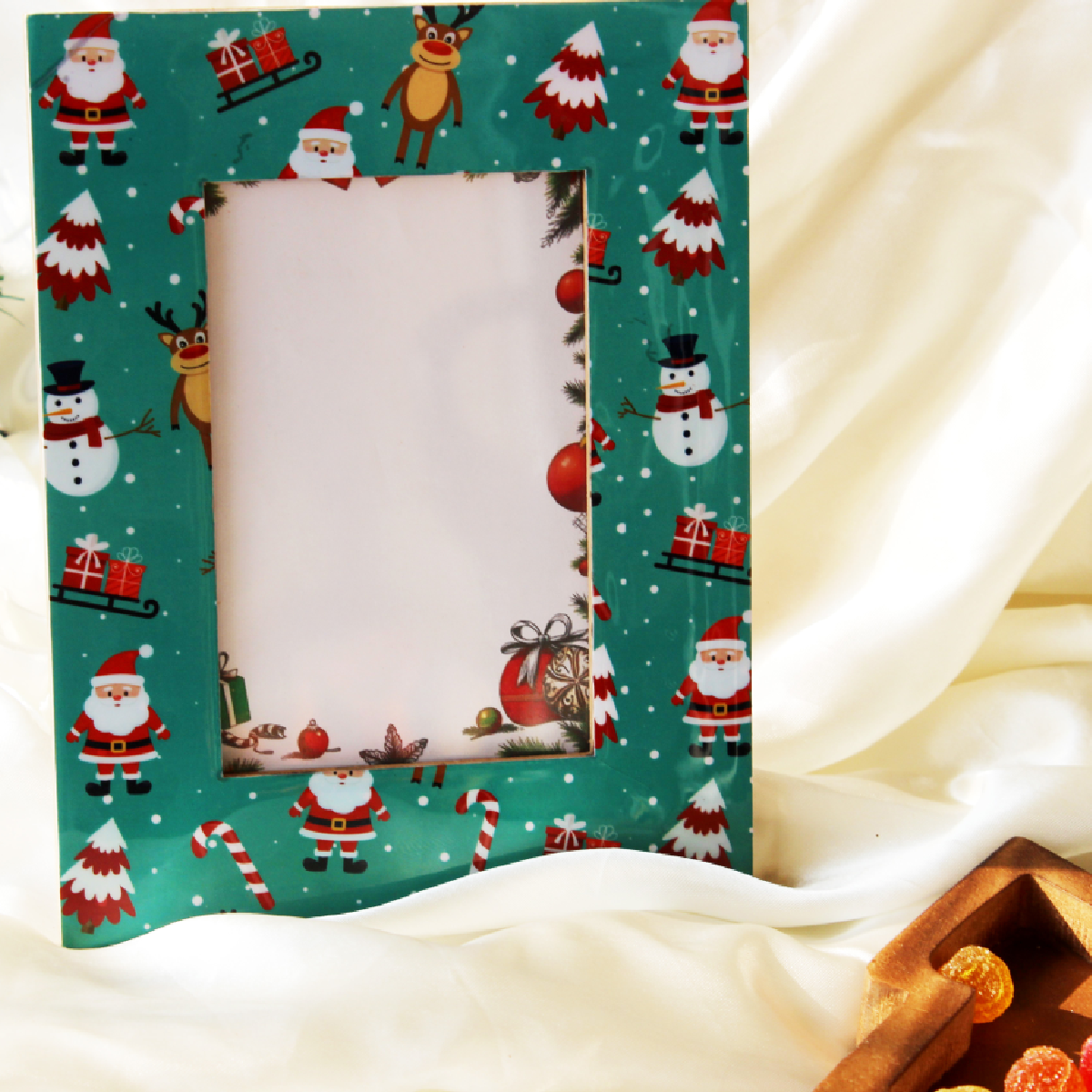 Jingle & Jolly Wood Photoframe